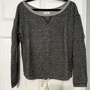 Aerie Charcoal Long Sleeve Top